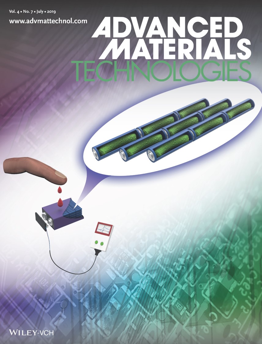 Cover image in Advanced Materials Technologies